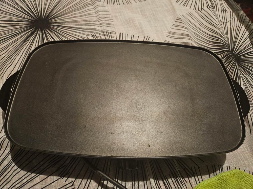Inventum Tafelgrill / Bakplaat - Model TL038, Witgoed en Apparatuur, Grillplaten, Ophalen, Gebruikt, Tafelgrill