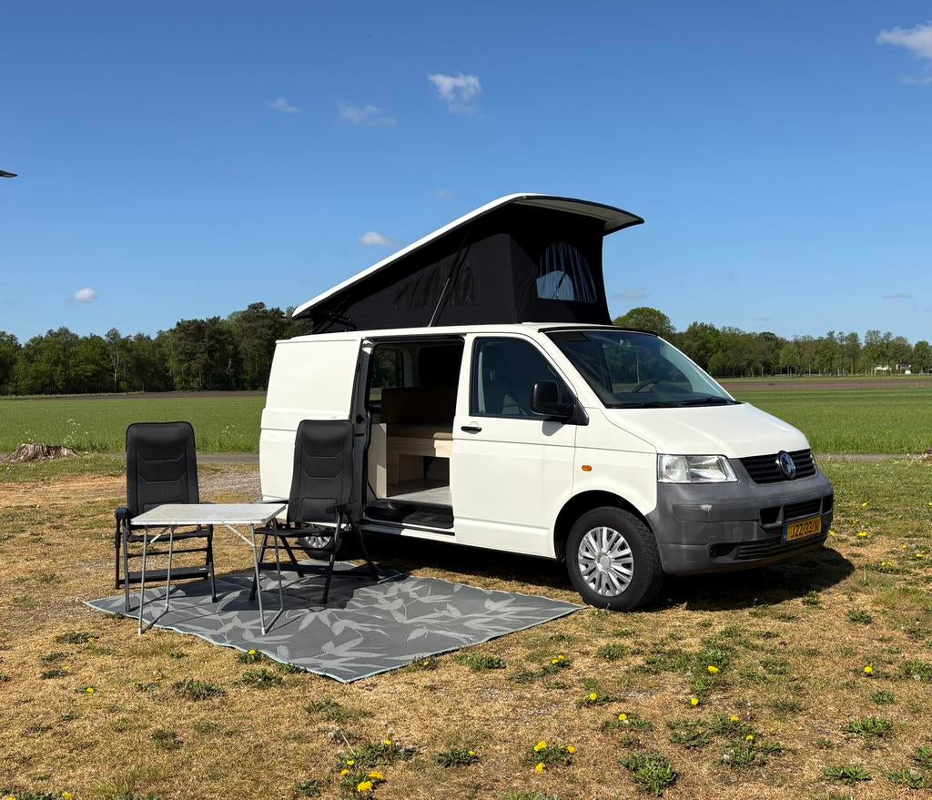 Benzine buscamper, compact, slaaphefdak, grootbed, Caravans en Kamperen, Campers, Bedrijf, tot en met 4, Buscamper of Camperbus