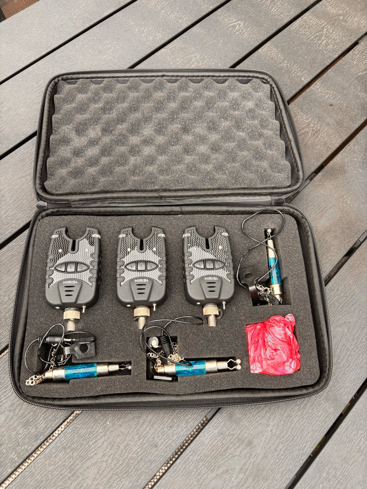 Hengelsport Beetmelders Set met Koffer, Ophalen, Gebruikt, Overige typen