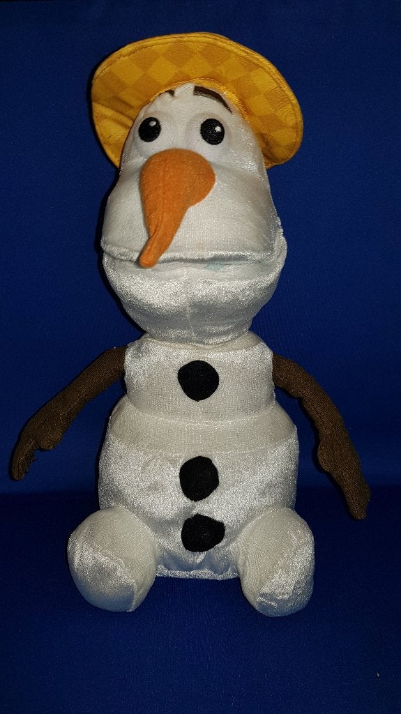 Olaf van Frozen, zingende en dansende knuffel, 31cm. 4A40, Kinderen en Baby's, Speelgoed | Knuffels en Pluche, Tweedehands verkoop