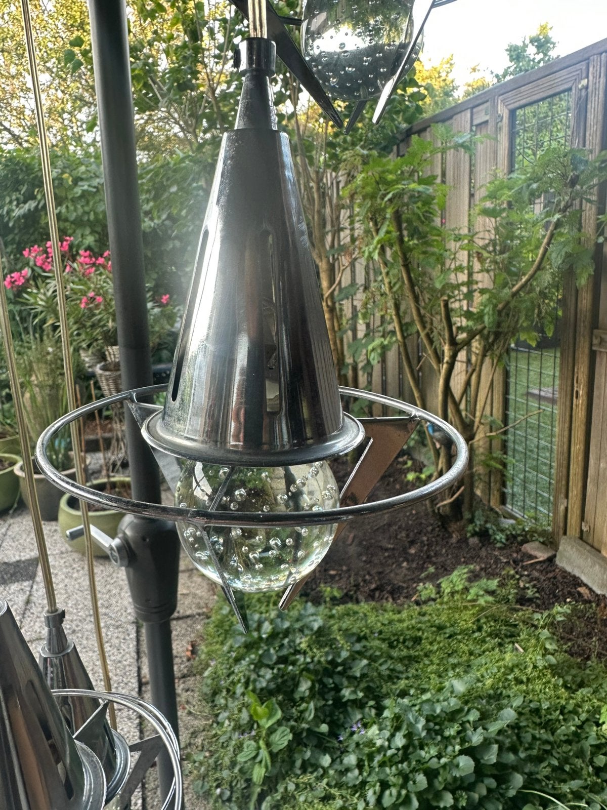 Vintage Cascade hanglamp, Ophalen of Verzenden, Zo goed als nieuw
