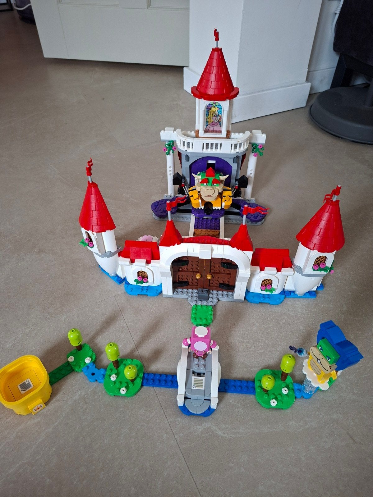 LEGO Super Mario Peach's Kasteel Uitbreidingsset (71408), Ophalen of Verzenden, Zo goed als nieuw