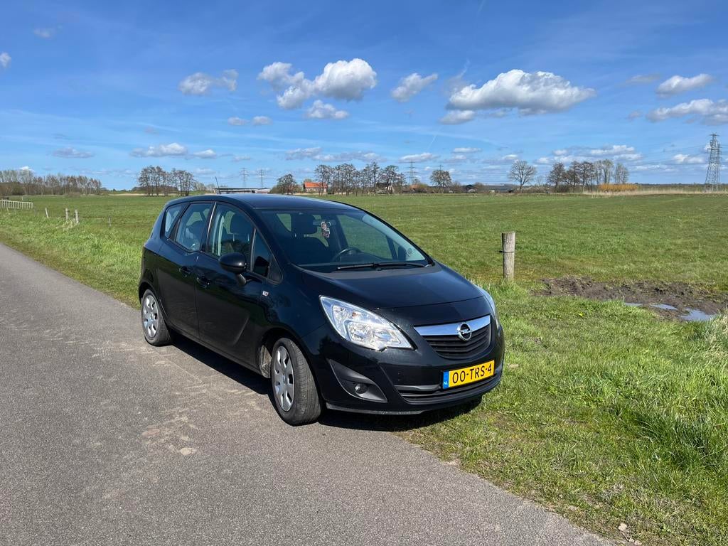 Opel Meriva 1.4 Turbo 88KW bj 2012 (goed onderhouden), Auto's, Voorwielaandrijving, Stof, 4 cilinders, Zwart