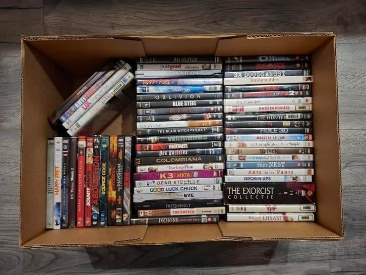 Hele doos met verschillende genres dvd's, Alle leeftijden, Ophalen of Verzenden, Zo goed als nieuw