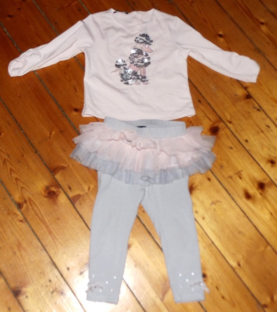 apart Kate Mack Poedel setje 24 maanden ong 86 shirt broek, Kinderen en Baby's, Babykleding | Maat 86, Gebruikt, Meisje, Ophalen of Verzenden
