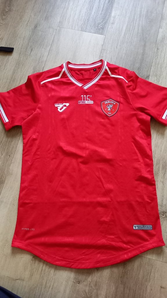 Perugia A.C. 115 Jaar Jubileum Voetbalshirt 2020, Maat XS of kleiner, Ophalen of Verzenden, Zo goed als nieuw, Shirt
