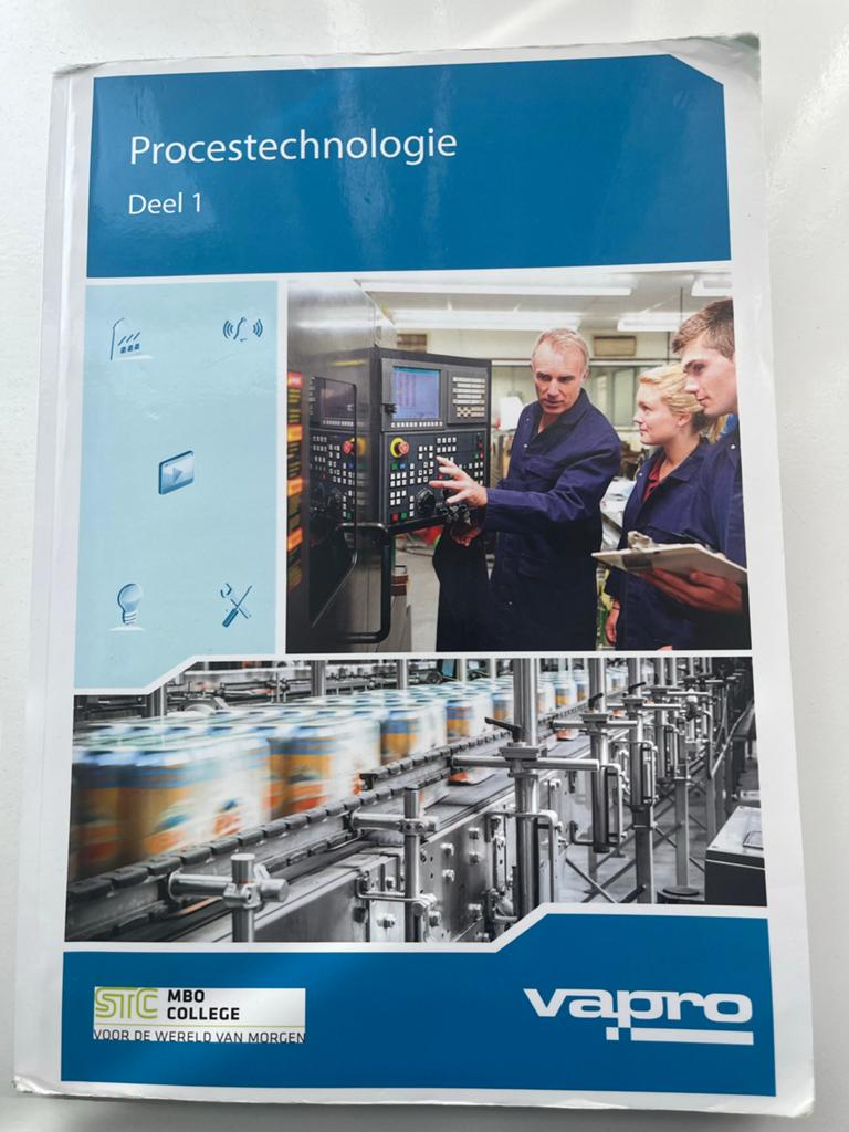 Procestechnologie Deel 1 - STC MBO College Vapro, Ophalen of Verzenden, Beta, Gelezen, MBO