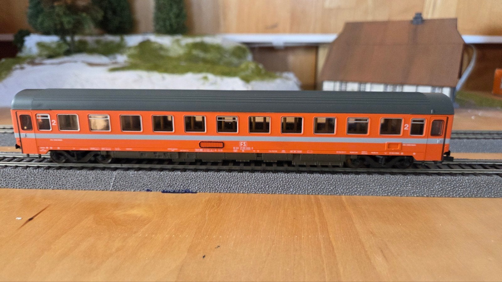 Roco FS personenwagon HO 4237B, Gelijkstroom, Wagon, Ophalen of Verzenden, Zo goed als nieuw