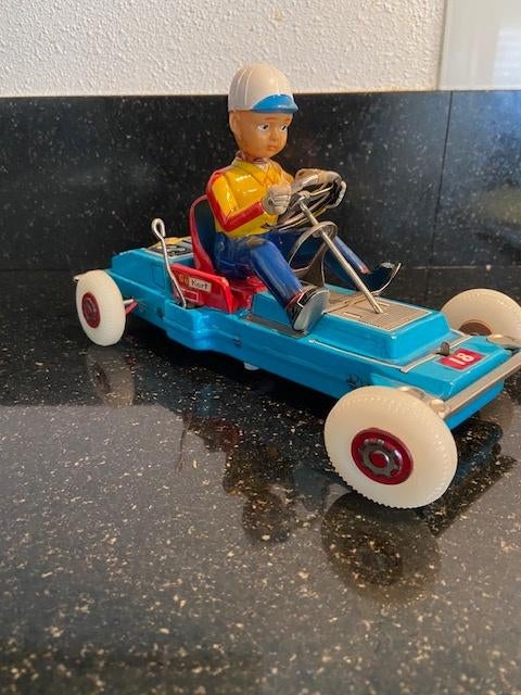 Go Kart 18 Lite O Wheel Nomura Rosco battery Japan jaren '60, Antiek en Kunst, Antiek | Speelgoed, Ophalen of Verzenden