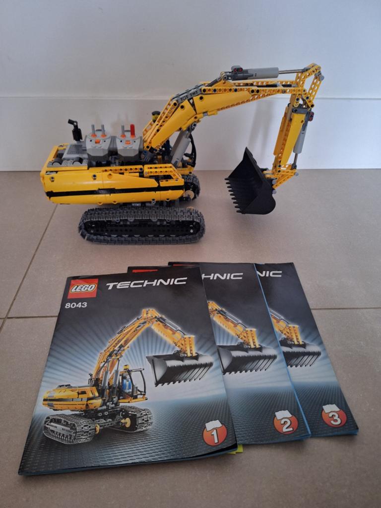 LEGO graafmachine met motoren 8043, Ophalen of Verzenden