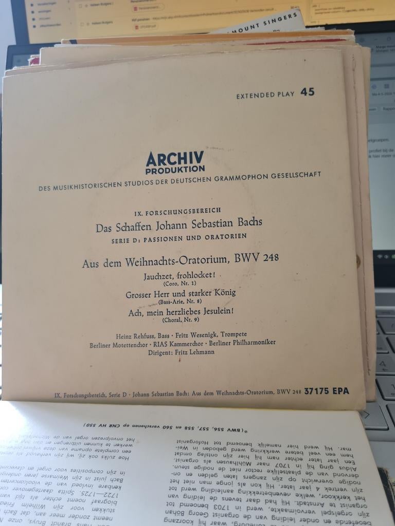 J.S. Bach: Weihnachtsoratorium BWV 248 - Extended Play, Ophalen