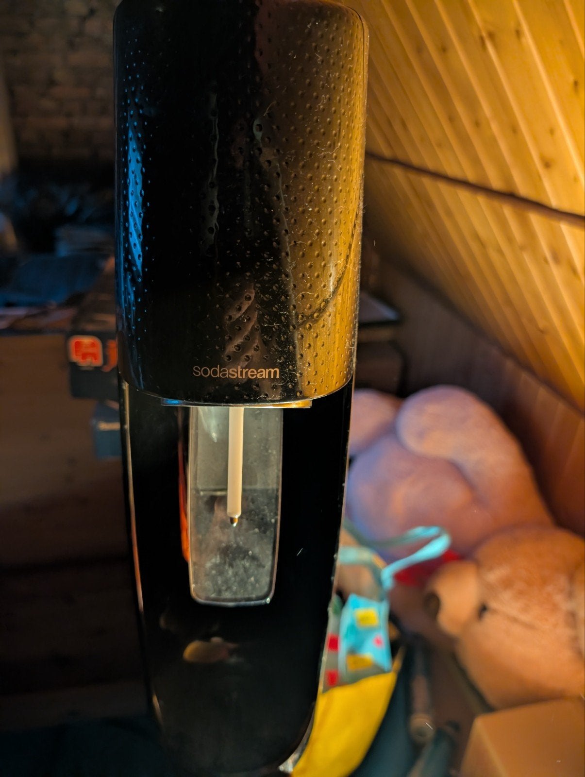 Sodastream bruiswatermaker - Zwart, Witgoed en Apparatuur, Ophalen of Verzenden, Gebruikt