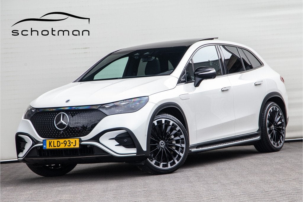 Mercedes-Benz EQE SUV 500 4Matic AMG Premium, Pano, Leder Ex, Auto's, Mercedes-Benz, Automaat, Zwart, Wit, Leder