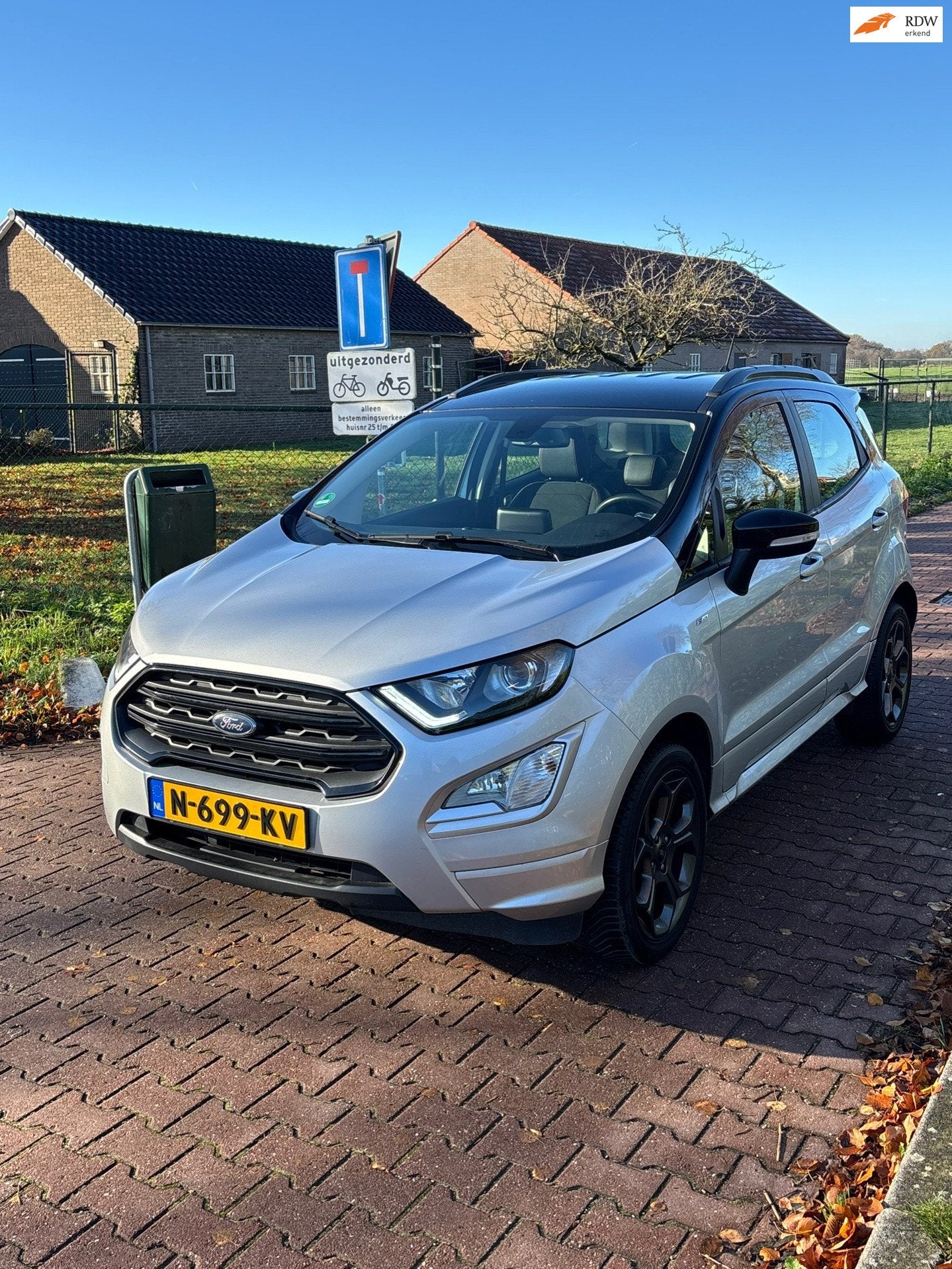 Ford EcoSport 1.0 EcoBoost Essential ST-Line NWE RIEM + TURB, Voorwielaandrijving, Stof, Ecosport, 100 pk
