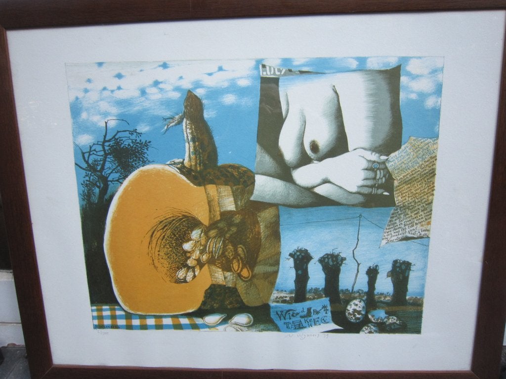 NICOLAAS WIJNBERG, Mooie Impresionistische Zeefdruk, Antiek en Kunst, Ophalen of Verzenden