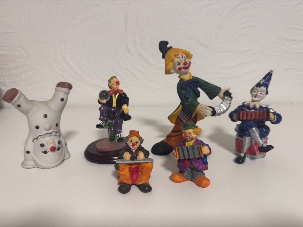 clowns uit nalatenschap, Verzamelen, Beelden en Beeldjes, Ophalen of Verzenden, Zo goed als nieuw, Mens