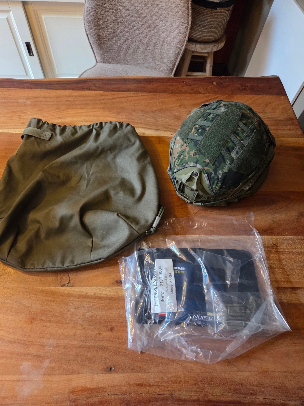 Kl helm nfp, Ophalen of Verzenden, Landmacht, Nederland, Helm of Baret
