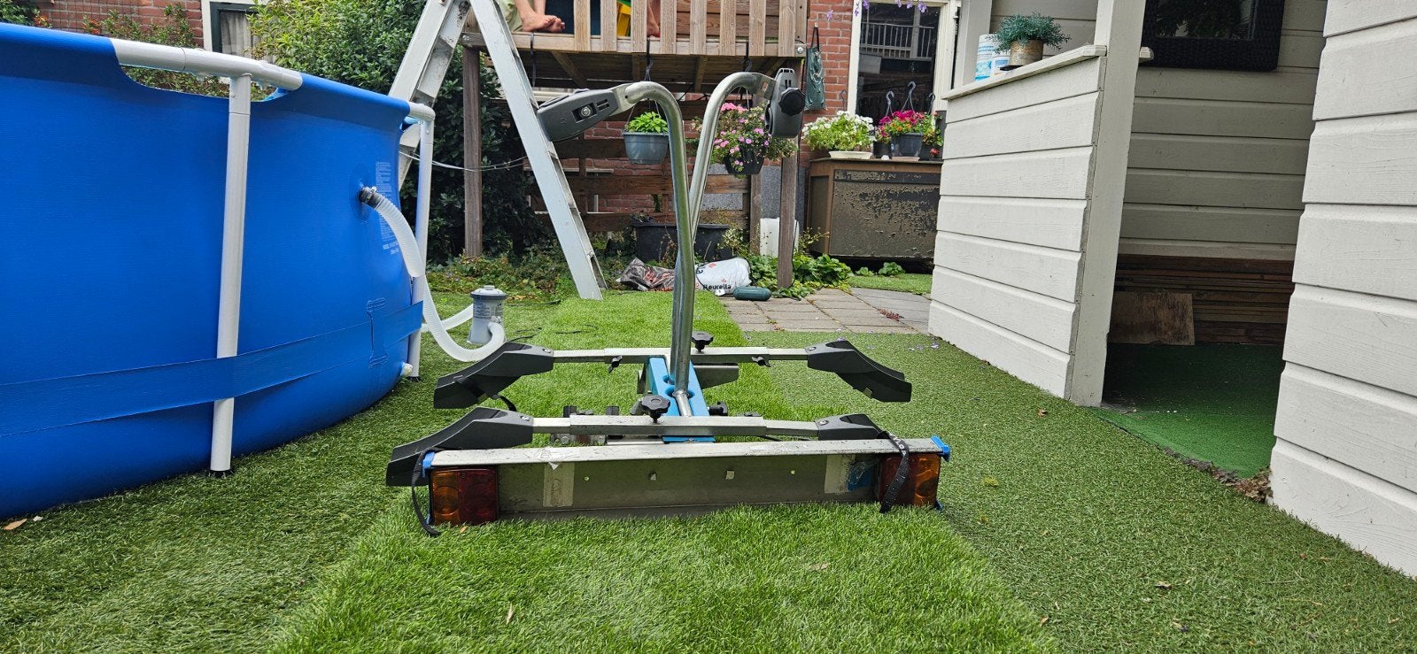 Twinny Load fietsendrager voor trekhaak, Auto diversen, Fietsendragers, Ophalen, 2 fietsen, Gebruikt, Trekhaakdrager