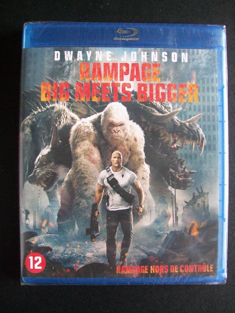 Blu-ray: Rampage Big Meets Bigger (2018) nieuw in seal, Engels, Verzenden, Nederlands, Film
