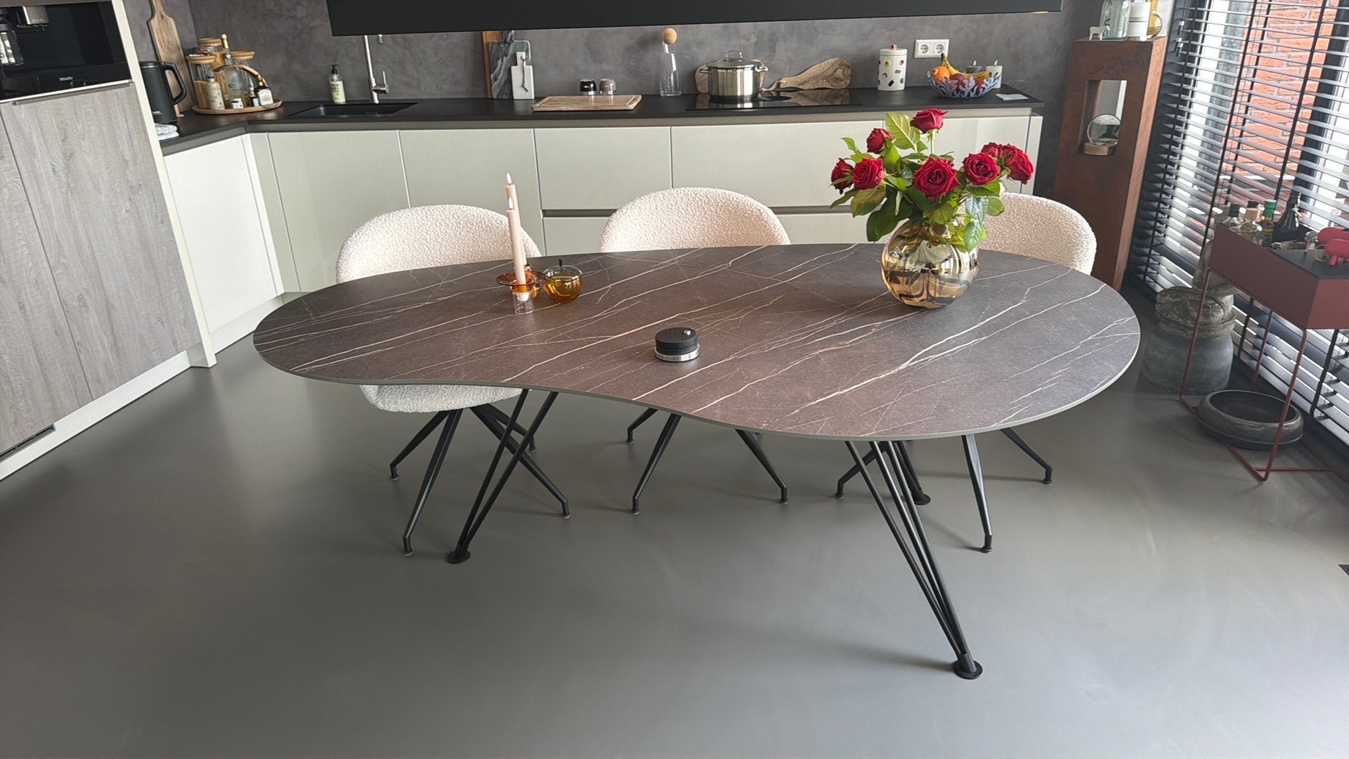 Eettafel Bree’s New World 200x80 cm 74 cm hoog, Ophalen, Overige materialen, 50 tot 100 cm, Zo goed als nieuw
