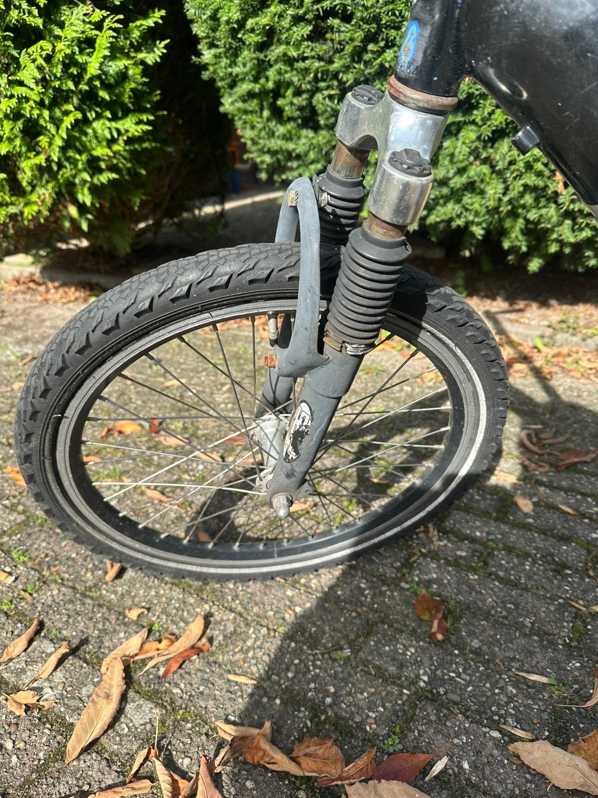 Foto 7 van Aldo kinderfiets 20 inch, blauw, met voorvering