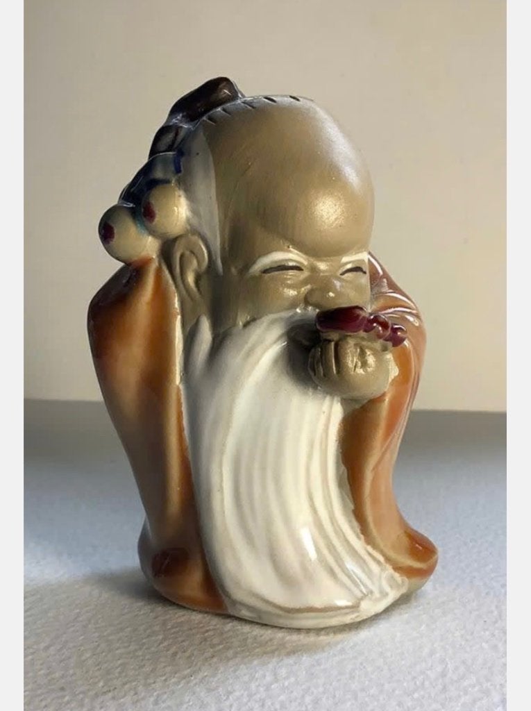 Vintage Chinese Shiwan Mudman porselein 9 cm, Antiek en Kunst, Ophalen of Verzenden