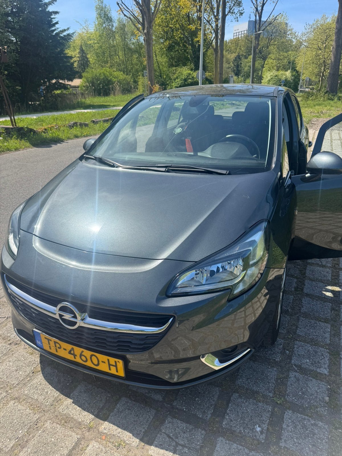 Opel Corsa 1.4 Easytronic 3.0 S&S 90pk 5d 2018 Grijs, Auto's, Opel, Particulier, Corsa, ABS, Adaptieve lichten, Adaptive Cruise Control