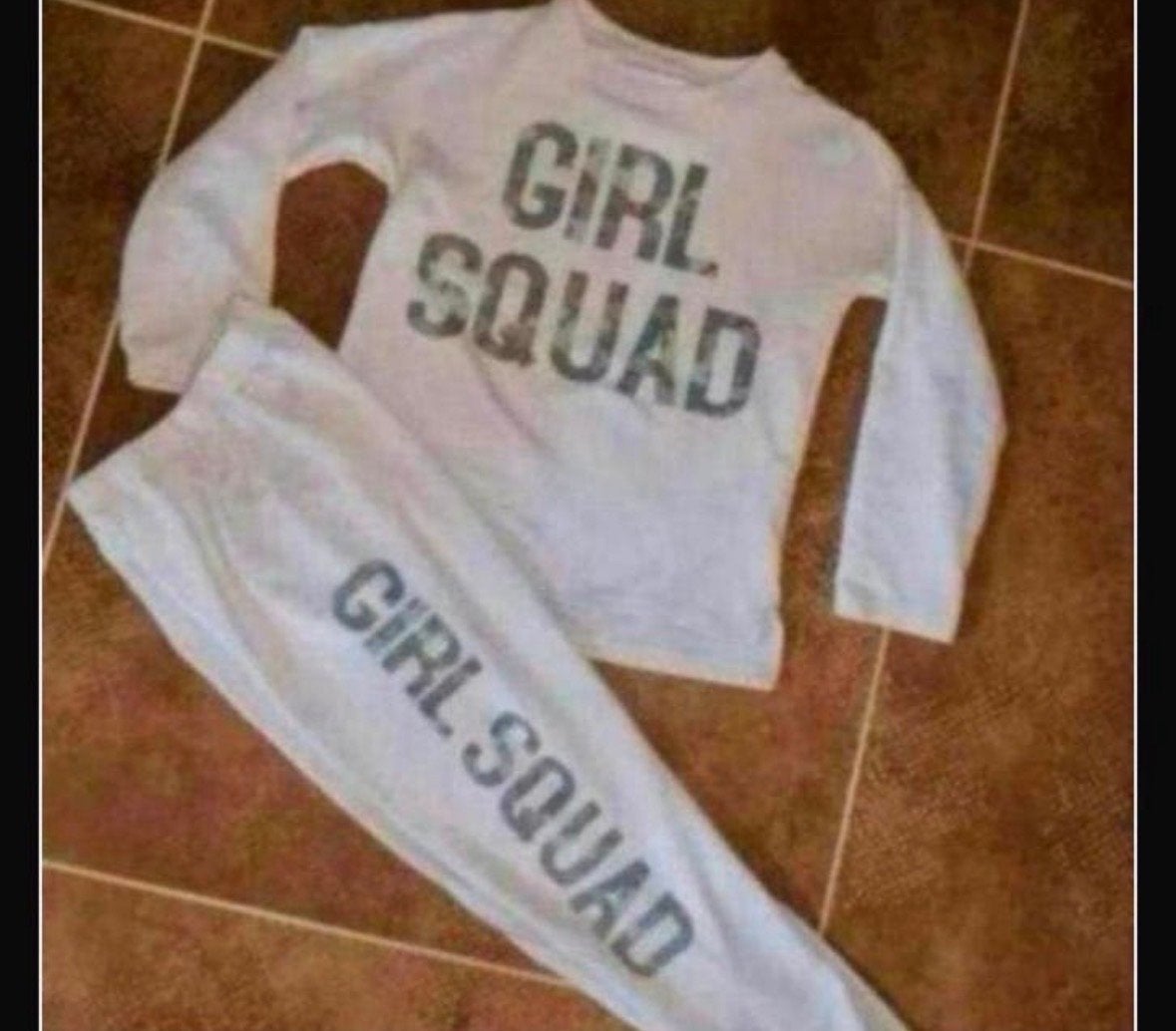 Lichtroze Pyjama Meisje Maat 128 - 'Girl Squad' Set, Kleding | Dames, Ophalen of Verzenden, Maat 34 (XS) of kleiner