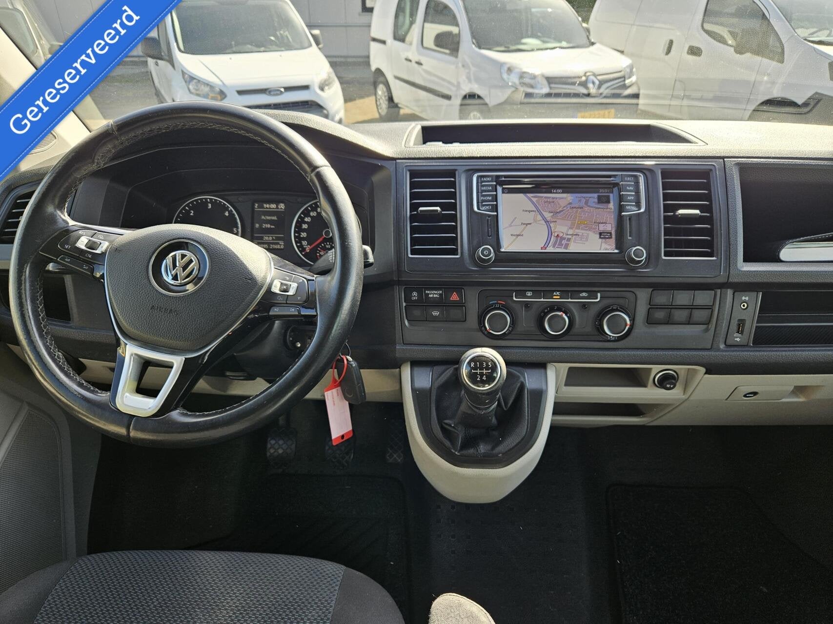 Volkswagen Transporter 2.0 TDI L2H1 DC LM Airco Cruise Euro6, Auto's, Gebruikt, Euro 6, 4 cilinders, Volkswagen