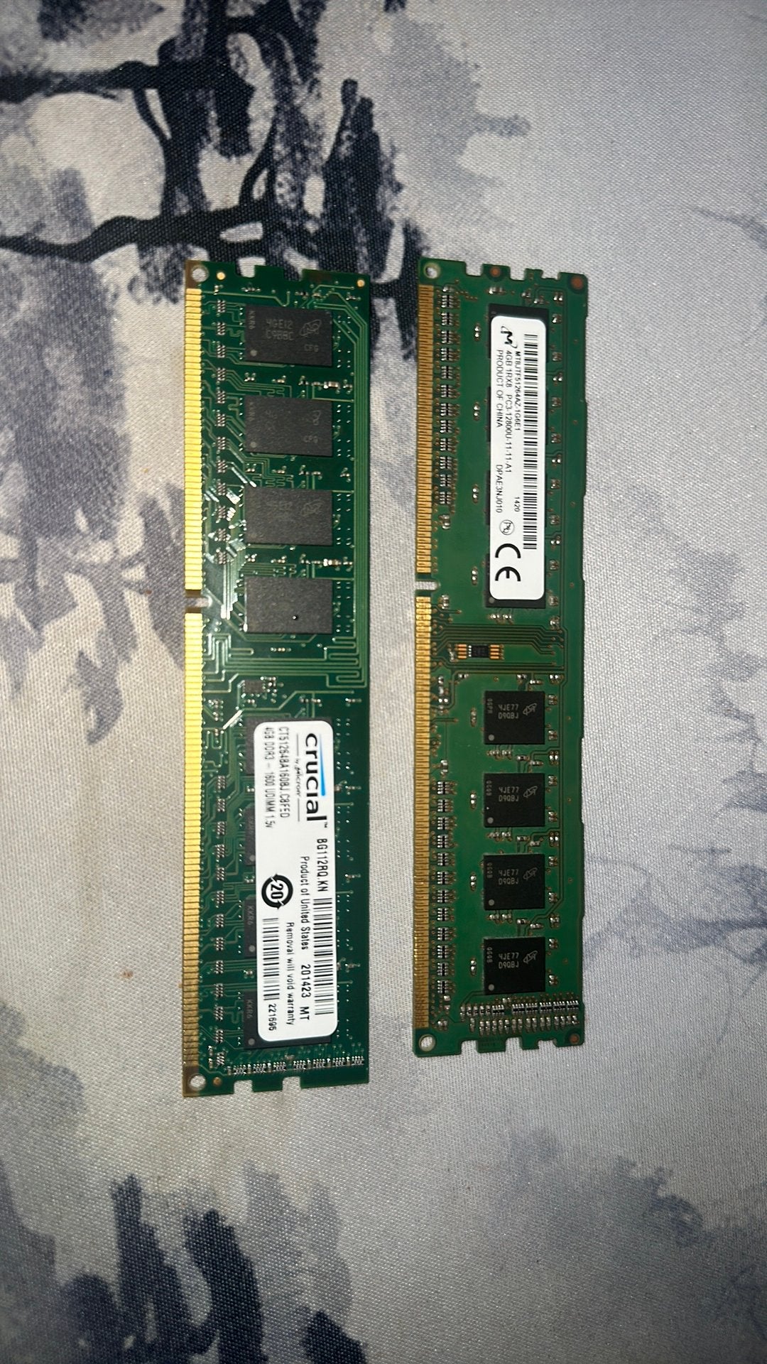2x 4GB DDR 3 RAM, Computers en Software, RAM geheugen, Ophalen, Zo goed als nieuw, DDR3, Desktop
