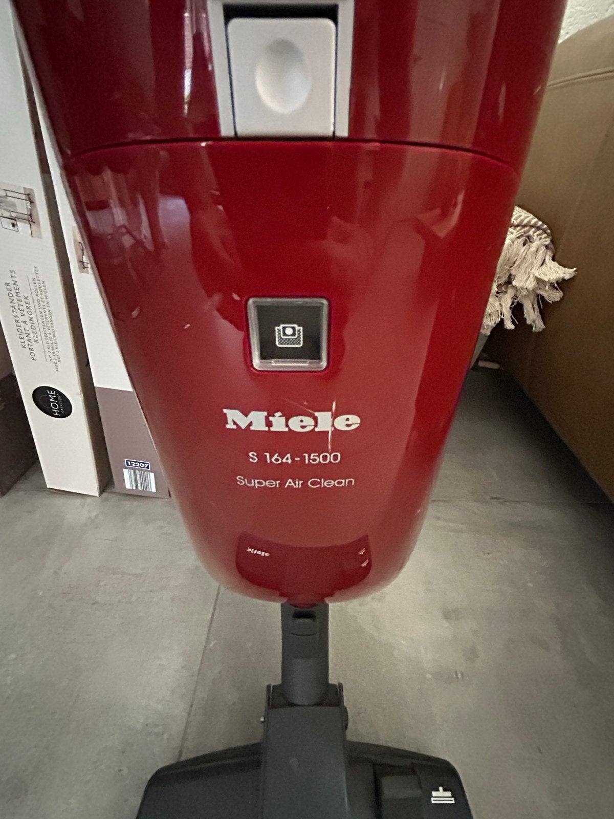 Miele S164-1500 Super Air Clean Steelstofzuiger, Stofzak, Gebruikt, Ophalen of Verzenden, Miele