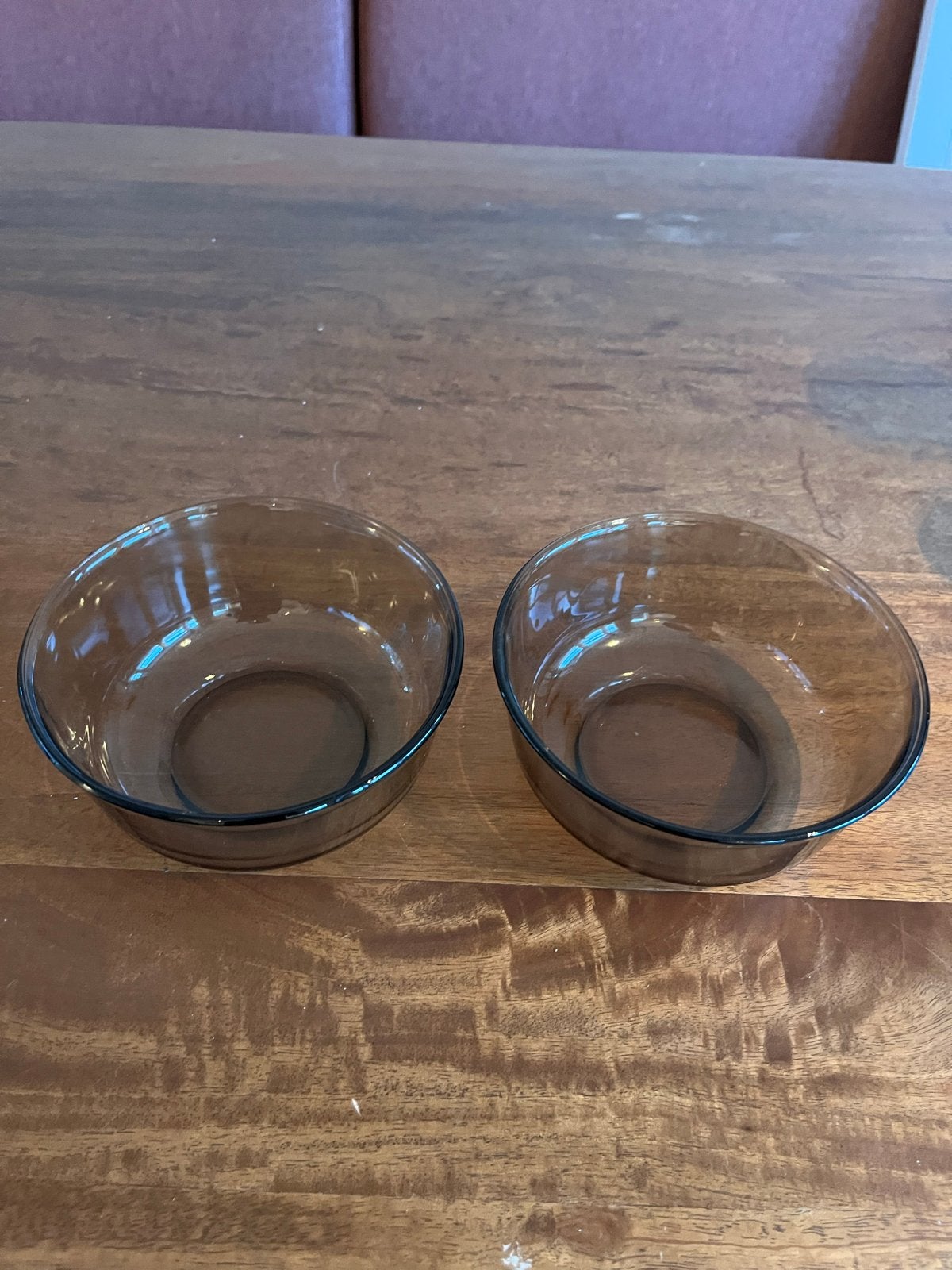 Vintage Franse rookglas schaaltjes Arcoroc, Ophalen of Verzenden