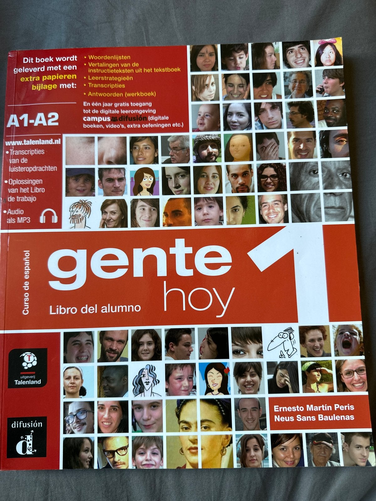 Gente Hoy 1 - Spaans leerboek A1-A2 met extra materiaal, Boeken, Ophalen of Verzenden, Zo goed als nieuw, Non-fictie