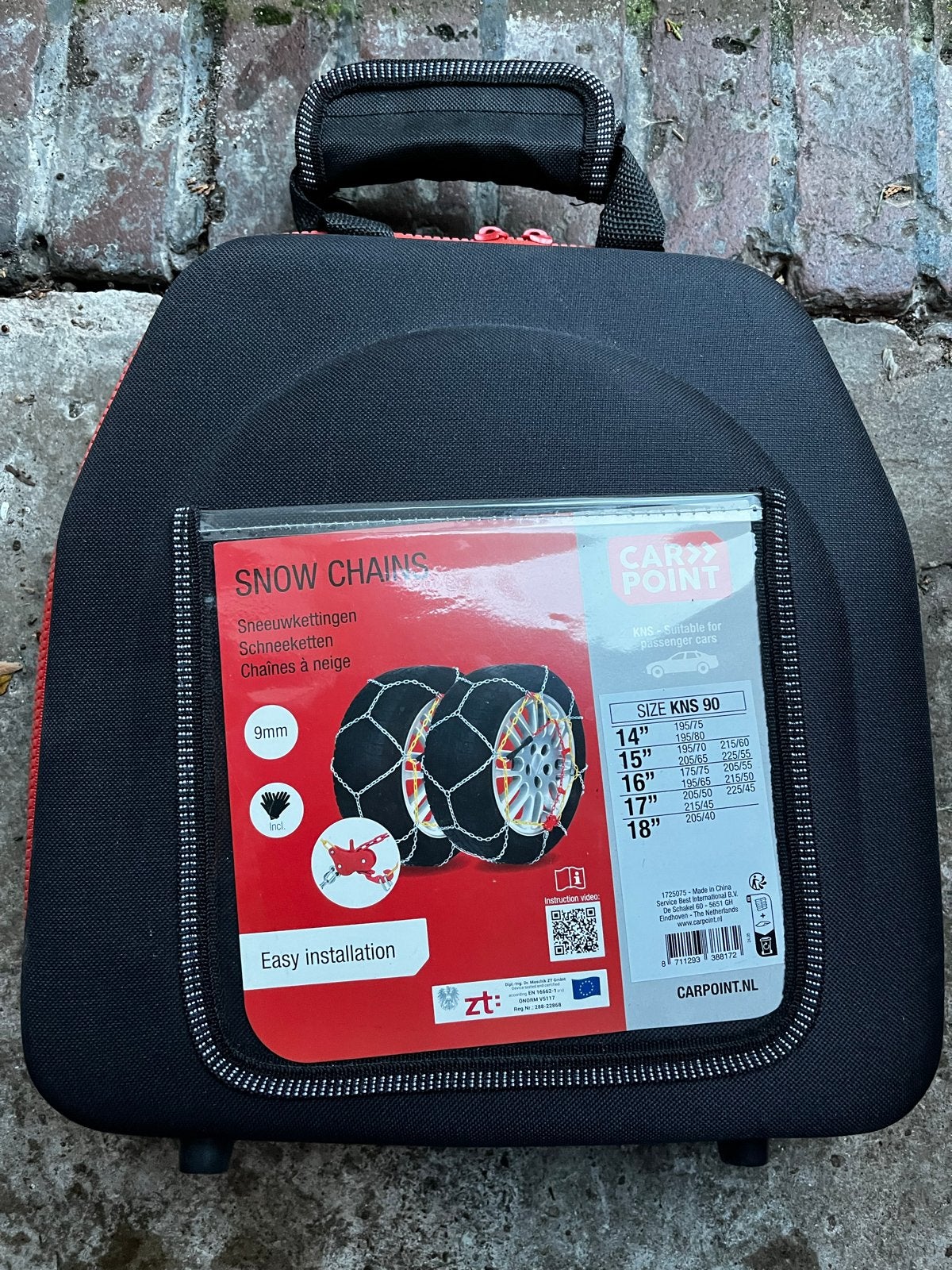 Carpoint sneeuwkettingen KNS 90 - Eenvoudige installatie, Auto diversen, Ophalen of Verzenden, Nieuw