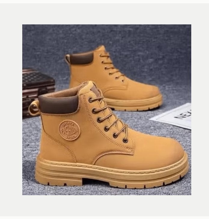 Heren schoenen trendy hoge top laarzen met veters, Ophalen of Verzenden, Nieuw, Zwart, Hoge laarzen