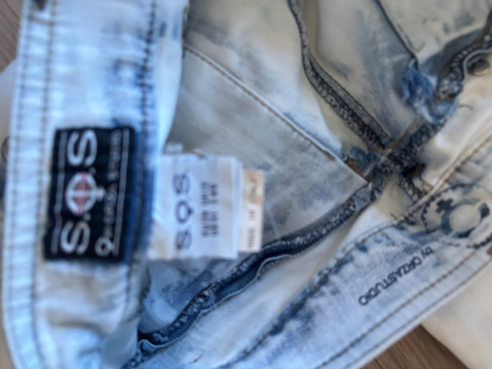 Luxe zgan SOS dames jeans, Ophalen, Zo goed als nieuw, Blauw, W32 (confectie 46) of kleiner