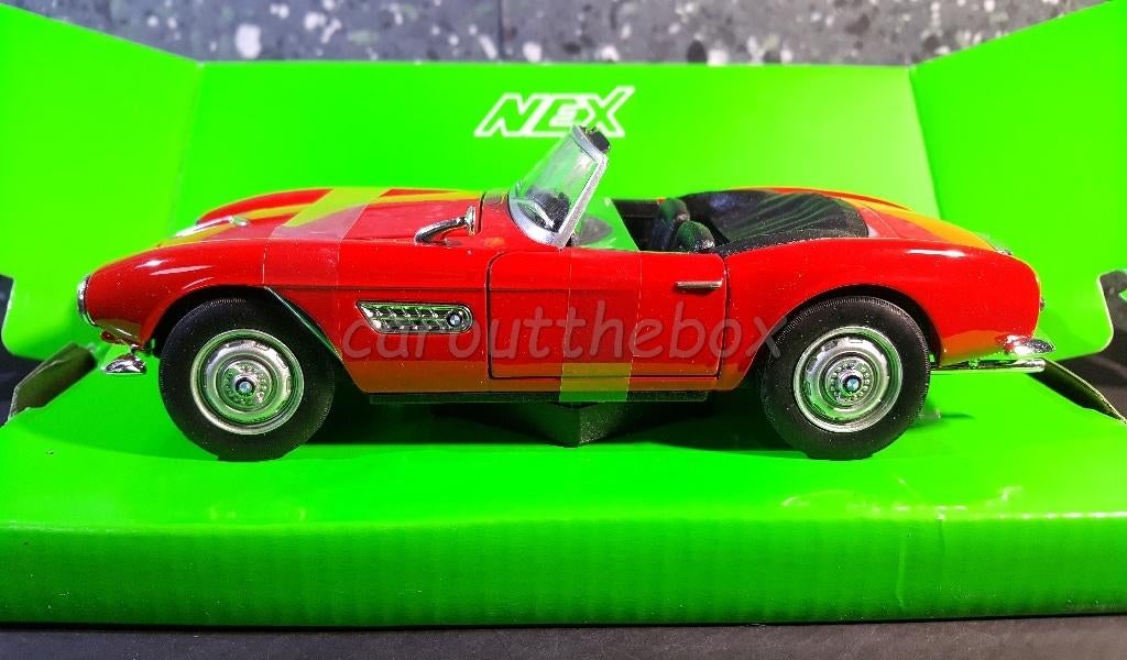 BMW 507 rood 1:24 Welly W065, Verzenden, Nieuw, Auto, Welly