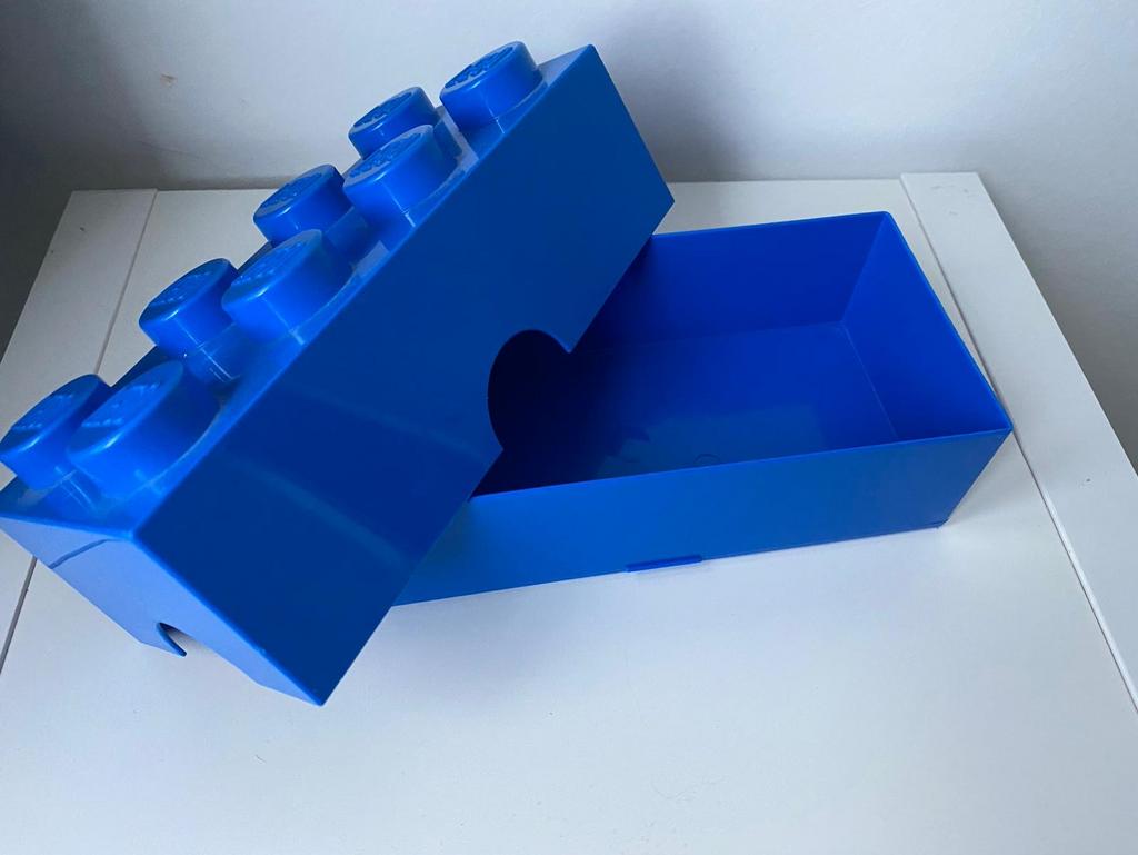 Lego broodtrommel - Blauw, Ophalen of Verzenden, Gebruikt, Jongen of Meisje