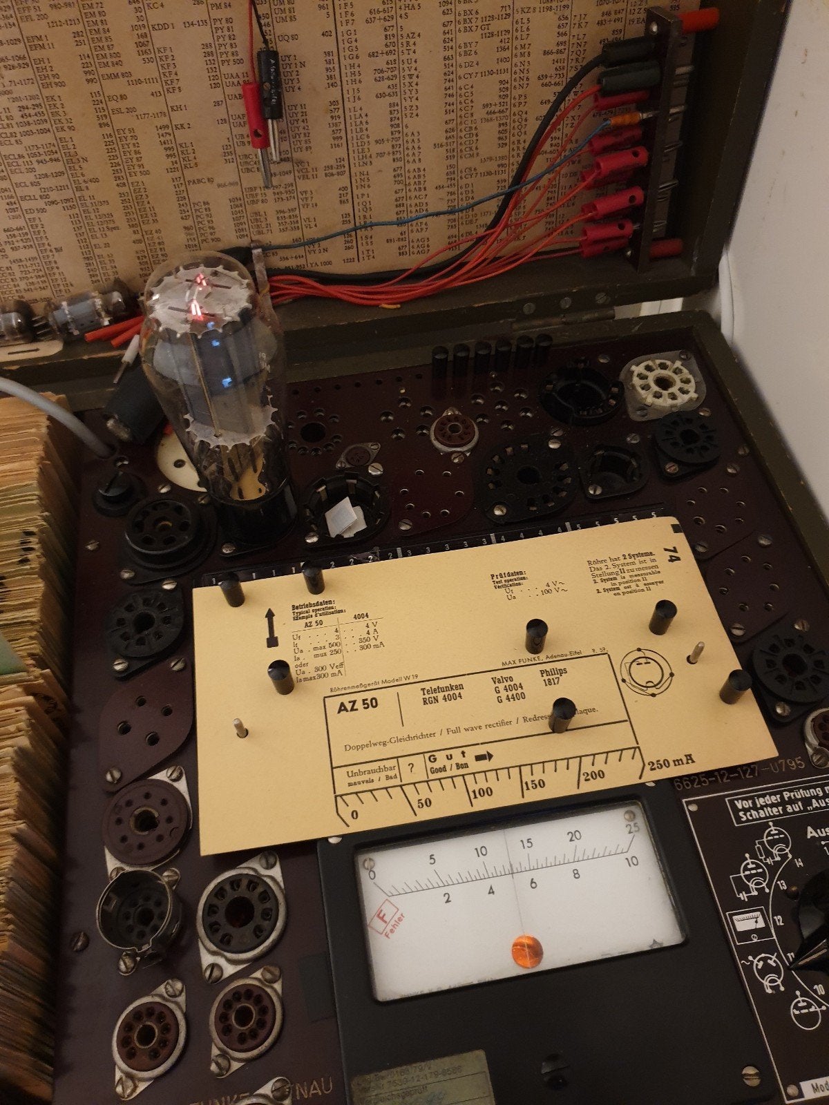 Philips AZ50 gelijkrichterbuis - NOS, getest, Ophalen of Verzenden