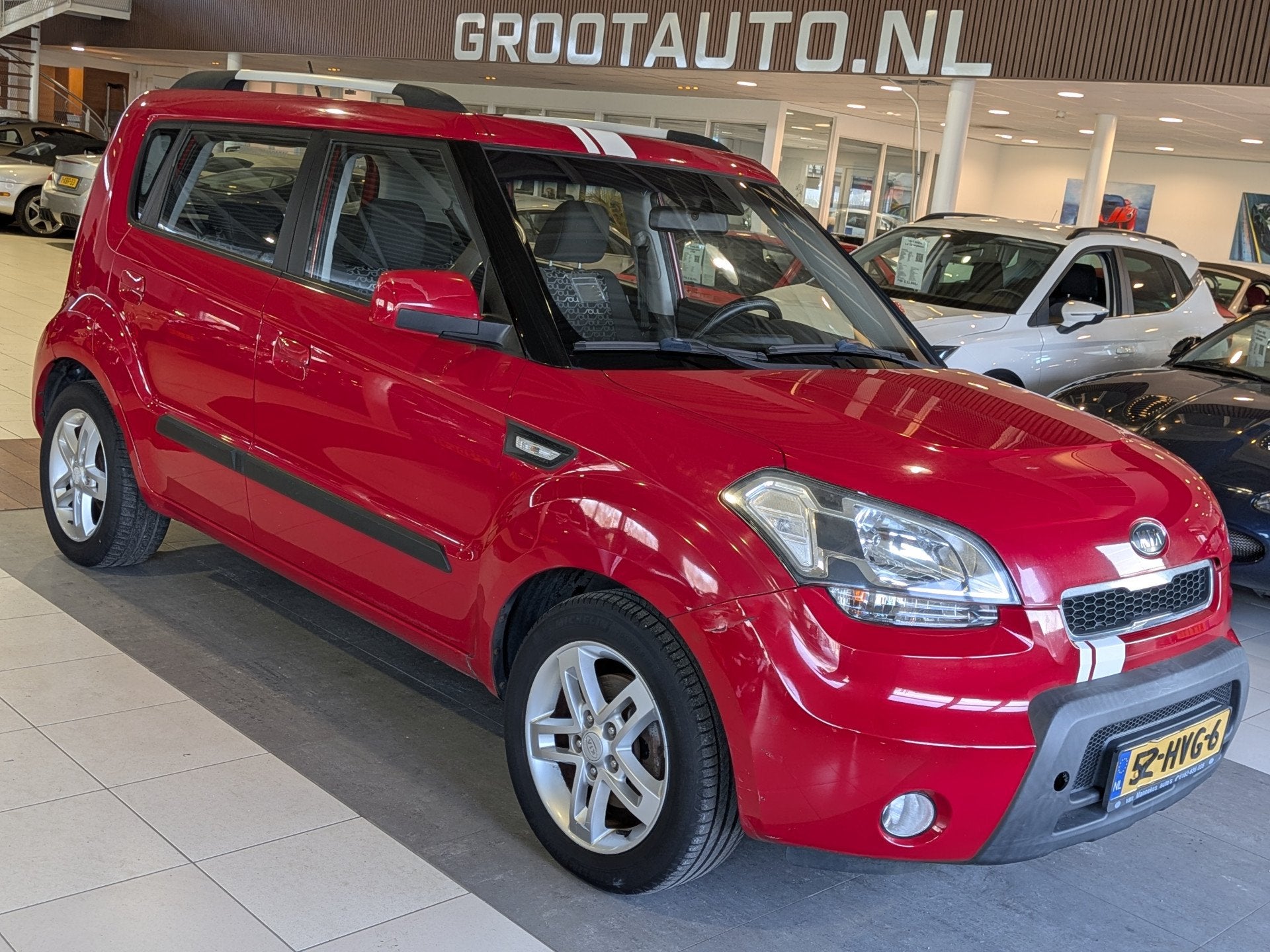 Kia Soul 1.6 X-tra Airco, NAP, Stuurbekrachtiging (bj 2009), Auto's, Voorwielaandrijving, 1591 cc, 4 cilinders, 49 €/maand