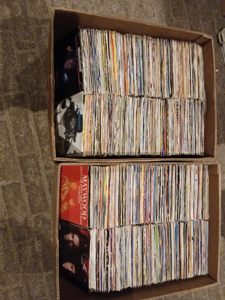 Partij singels, Cd's en Dvd's, Vinyl Singles, Ophalen, Gebruikt