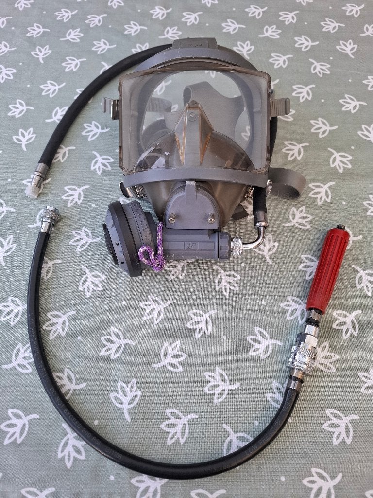 Interspiro Divator AGA MK II volgelaats duikmasker, Watersport en Boten, Ophalen of Verzenden, Zo goed als nieuw, Overige typen
