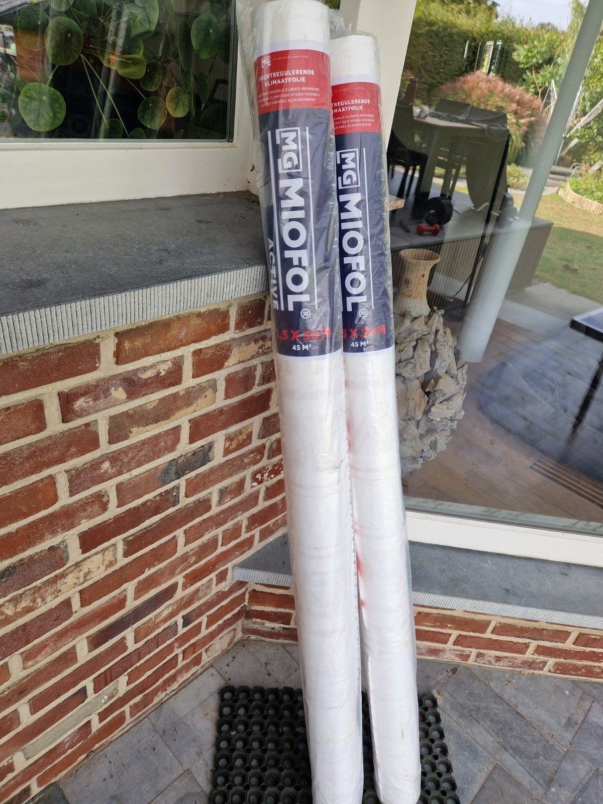 2 rollen Miofol Active (damp-variabel/klimaatfolie), Doe-het-zelf en Verbouw, Overige materialen, Nieuw, 15 m² of meer, Ophalen