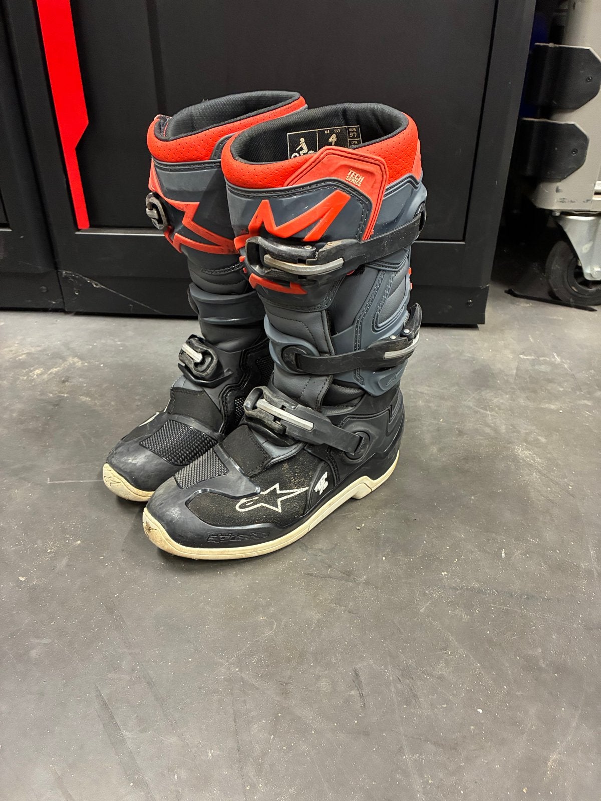 Alpinestars Crosslaarzen Tech 7S - Zo goed als nieuw - Maat, Motoren, Ophalen of Verzenden, Tweedehands, Kinderen, Laarzen