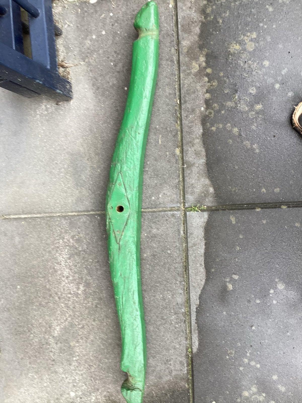Houten knuppel / trekknuppel / zweng voor paardenkar, Ophalen, Gebruikt, Overige disciplines