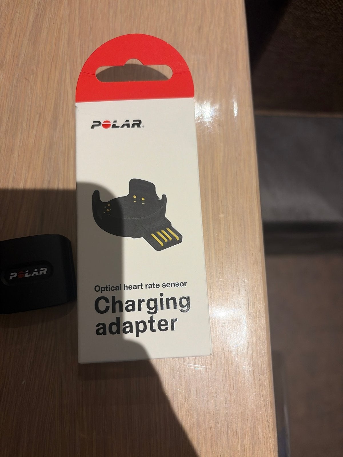 Polar  Optische Hartslagsensor om de arm met 2xOplaadadapter, Sport en Fitness, Hartslagmeters, Ophalen of Verzenden, Zo goed als nieuw