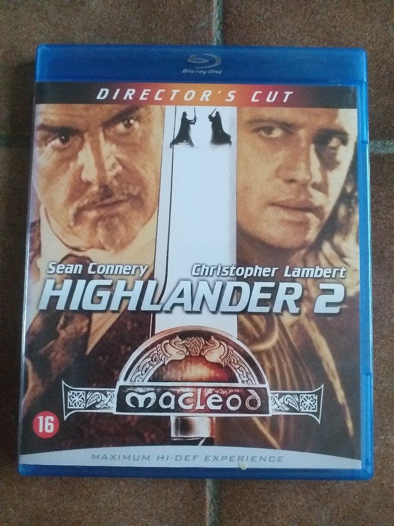 Highlander 2 Bluray, Engels, Vanaf 16 jaar, Nederlands, Film