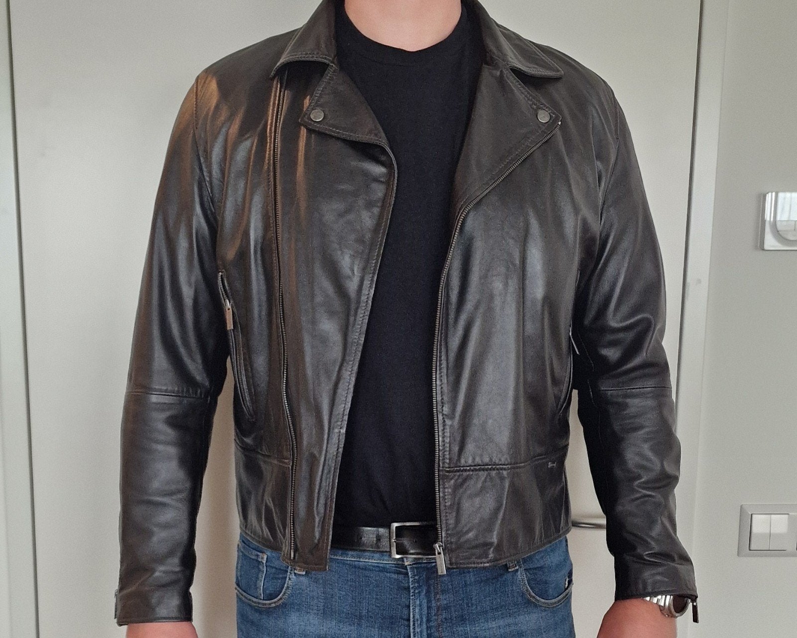 WITTCHEN STYLISH Leren jas - zwart (Maat 3XL), Ophalen, Zwart, Zo goed als nieuw, WITTCHEN