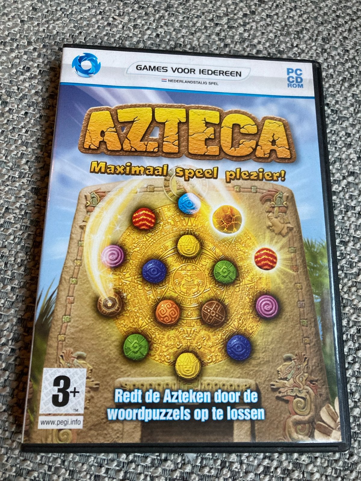 Azteca PC CD-ROM - Maximaal speelplezier!, Puzzel en Educatief, Gebruikt, 1 speler, Ophalen of Verzenden