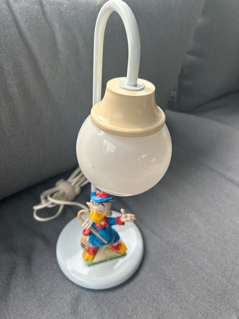 Vintage Dagobert Duck tafellamp, Ophalen of Verzenden